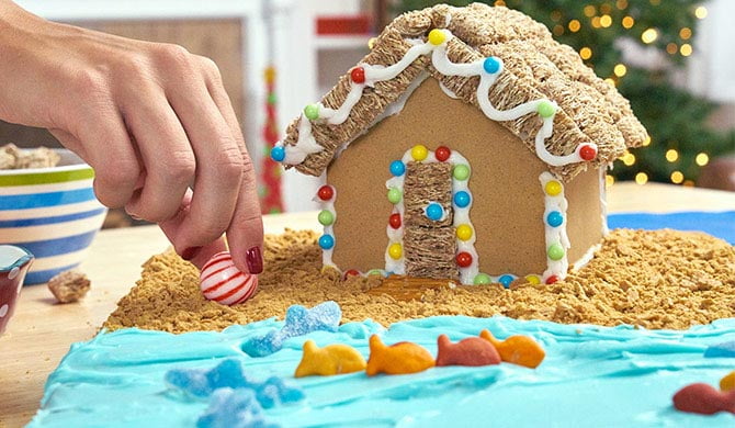 Beach Bungalow Gingerbread House Step By Step How To Walmart Com