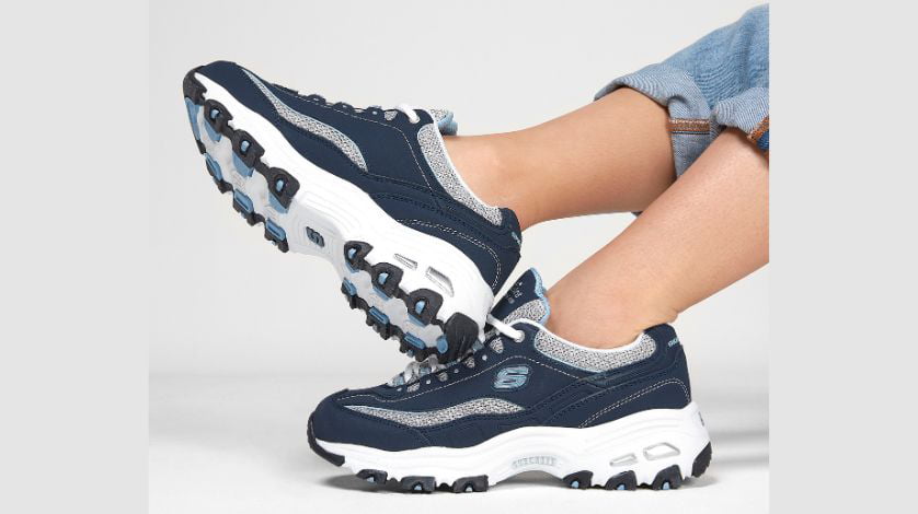 Skechers Greece on X: Elevate your outfit with white D'lites! #skechers  #skechersgr   / X