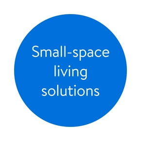 More to explore. Small space living solutions.