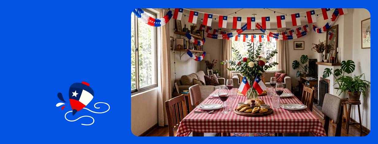 Decoración fiestas patrias