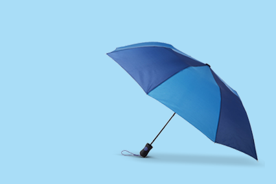 Image shows Totes Recycled Canopy Umbrella