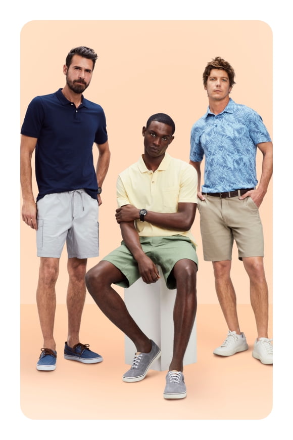 Men’s polos from $7