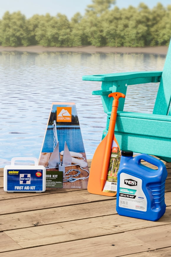 Marine oil, anchors & more. Boating season starts here.
