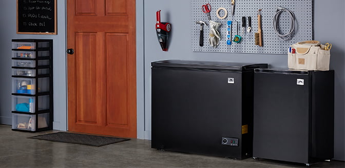 Equip your garage with extra fridges.