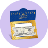 Shop money envelopes and gifts. 