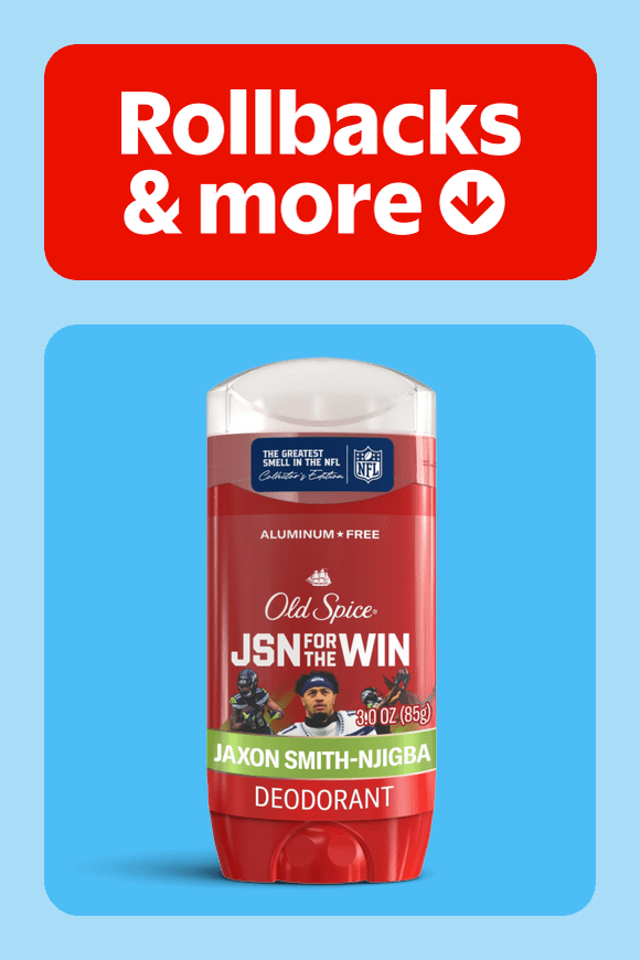 Image shows Old Spice Deodorant for Men, Aluminum Free, NFL Collection, Jaxon Smith-Njigba, Scent of Cashmere + Catches, 3.0 oz