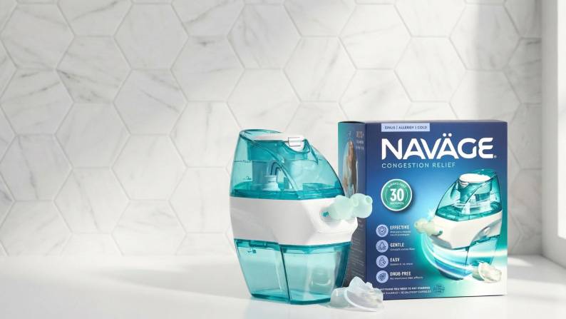 Navage congestion relief sinus rinse.