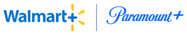 Walmart Plus and Paramount Plus logo