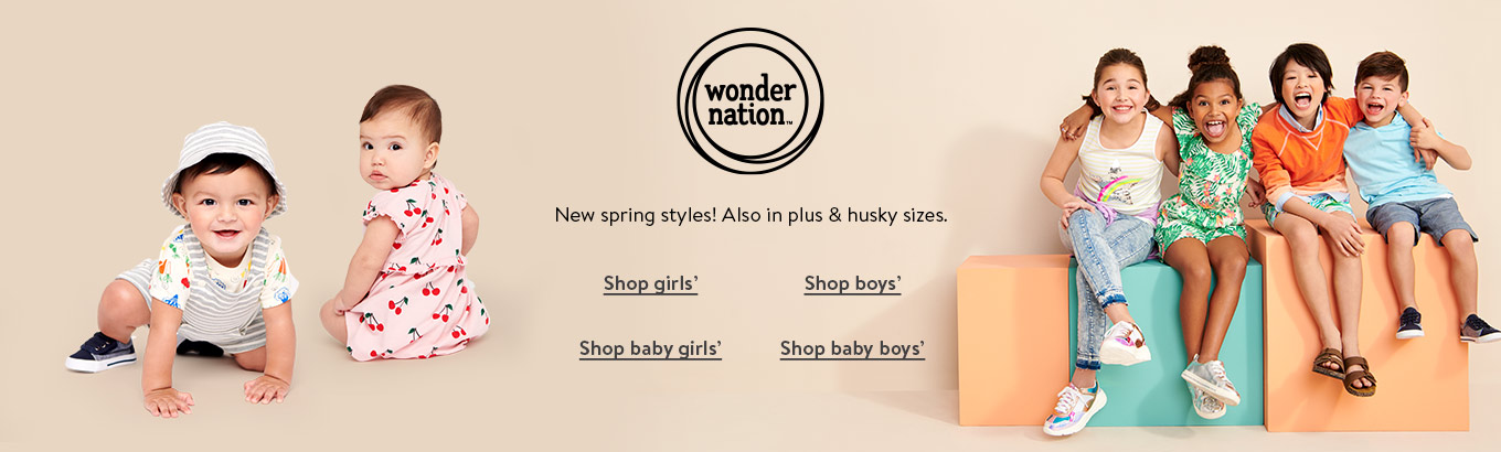 Wonder Nation Youth Girls Basic Casual Flats Sizes 2,3,4,