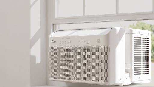 An air conditioner unit.