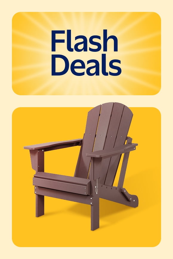 Image shows a wooden deck chair.