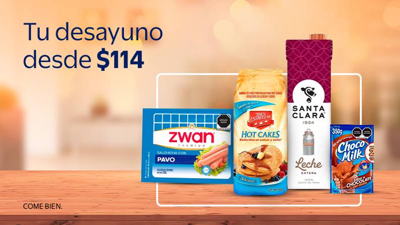 Tu desayuno desde $114 x persona