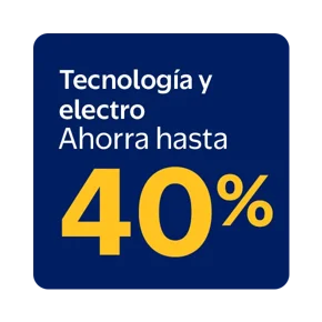 40% descuento tecnología y electro