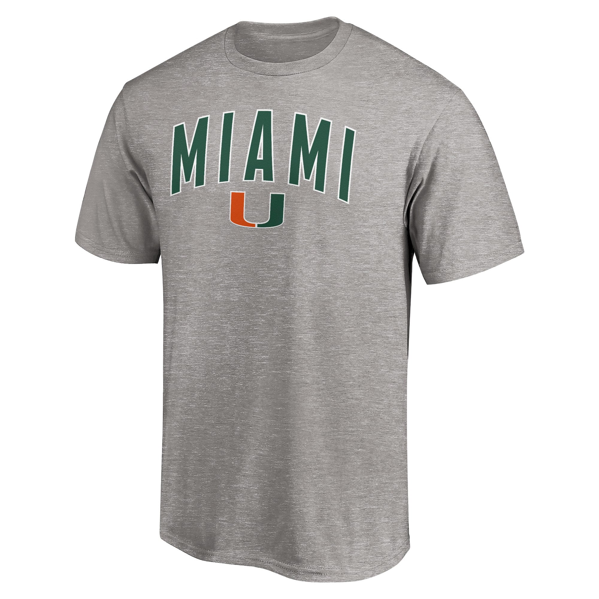 Men's Fanatics Branded Black Miami Hurricanes Camo Hoodie Long Sleeve T-Shirt