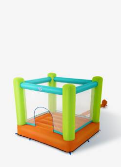 Square bounce house.