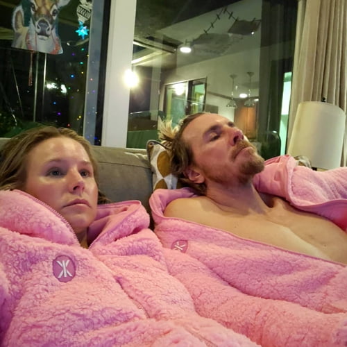 Kristin & Dax watching a movie