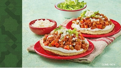 Tostadas de picadillo