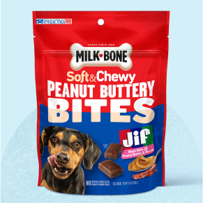 Treat them to something new. Seriously tasty peanut butter bites—they deserve it. Shop now.