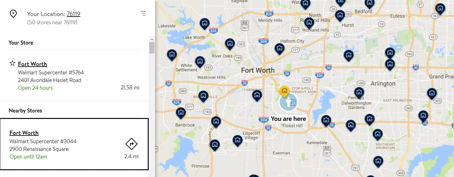 Walmart.com Help: Find Store Location, Hours and Information