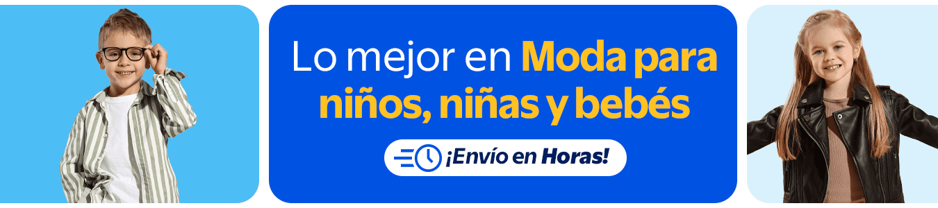 Lo mejor en Moda para niños, niñas y bebés ¡Envío en Horas!