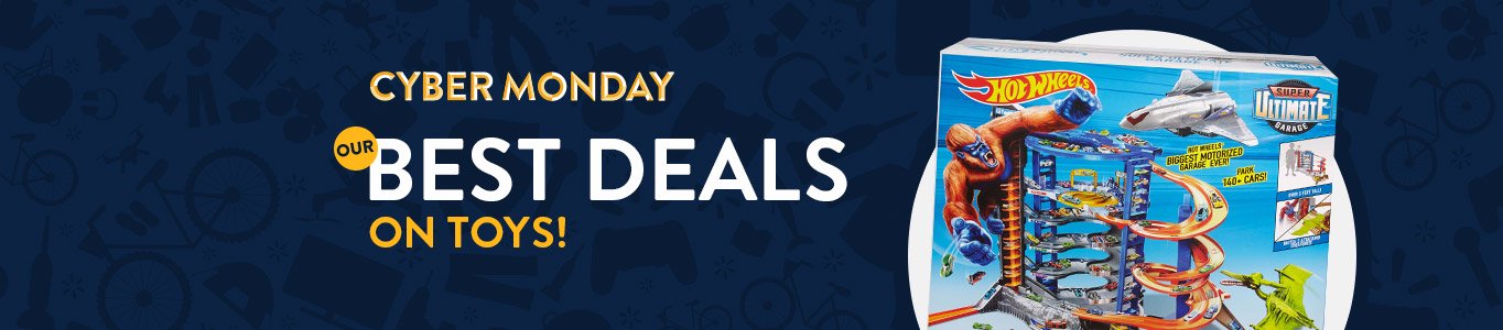 Cyber Monday. Our best deals on toys!