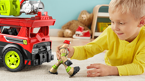 fisher price rescue heroes fire truck