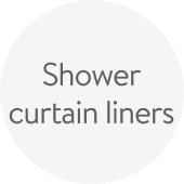 Shower curtain liners.