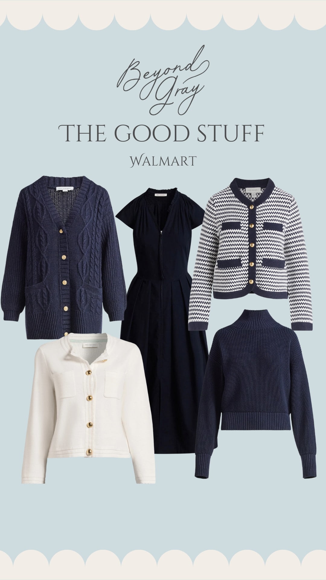 Navy & white elevated style! , Shop post, 