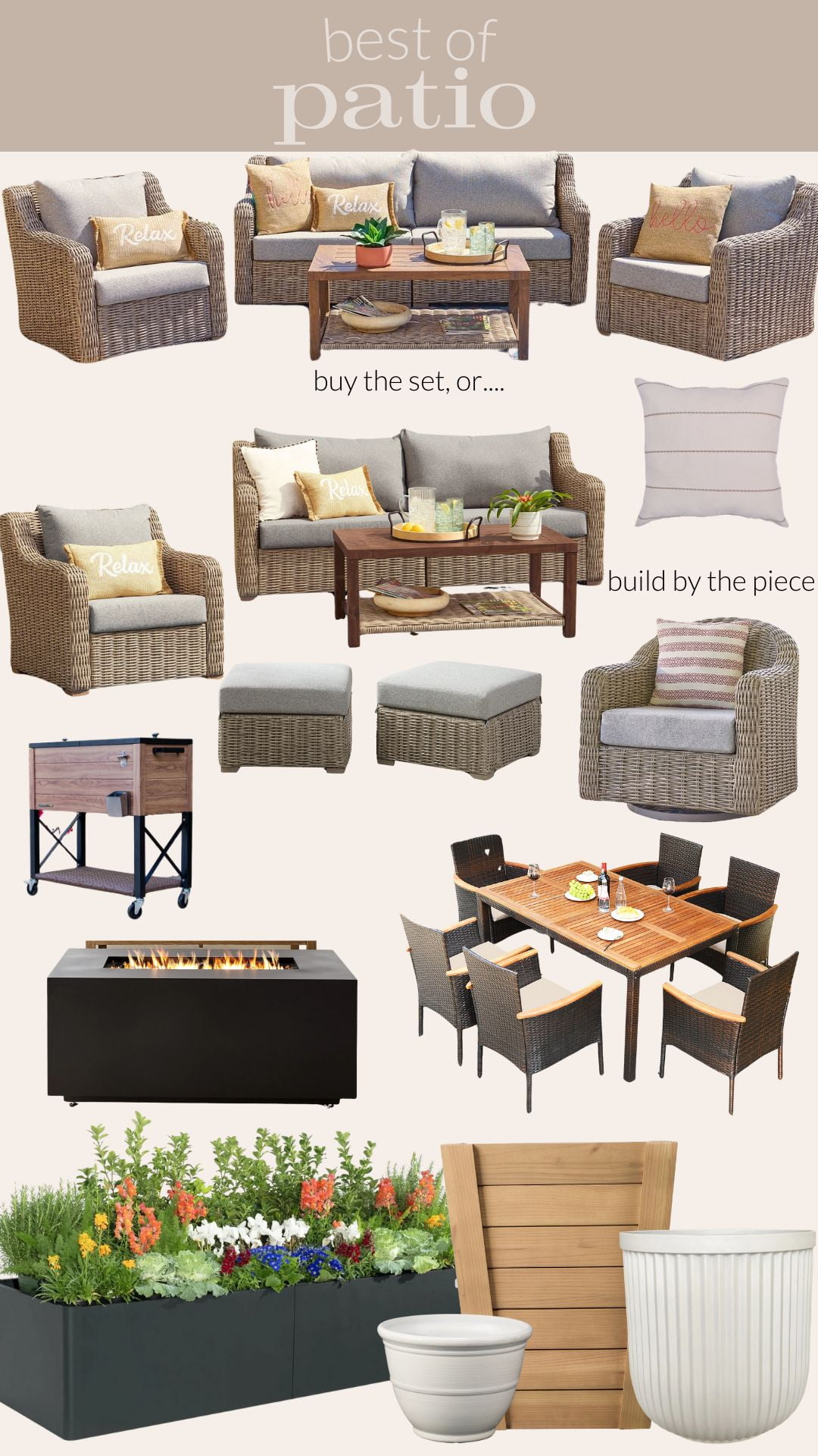 The best patio furniture, plant pots, outdoor fire pits and outdoor dining sets!, Shop post, 