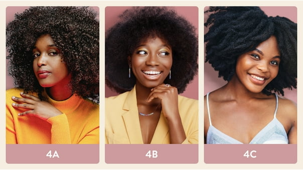 For hair types 4a, 4b and 4c.