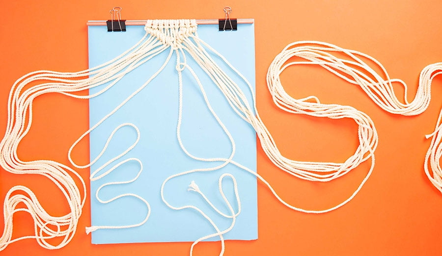 Step 6 tie backward knots
