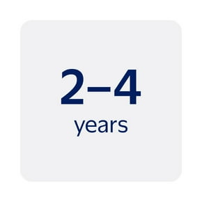 2–4 years