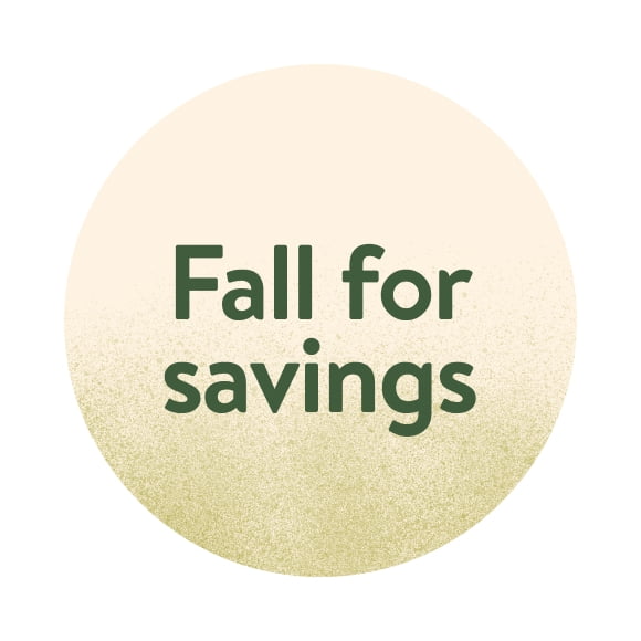 Fall for savings
