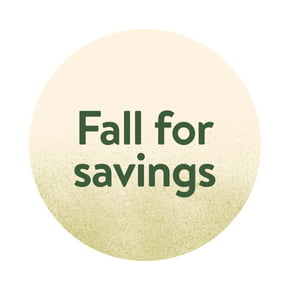 Fall Savings Event Sale at Walmart
