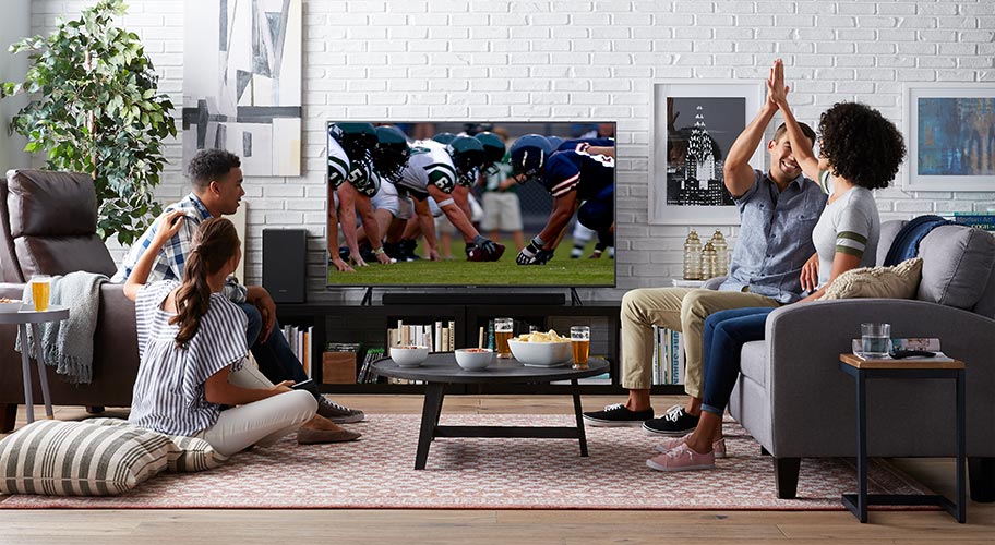 Tv Stands Entertainment Centers Com Championship Style Update Your Home For The Game Day Party Without Breaking Bank
