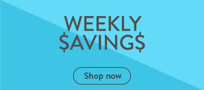 Weekly savings. Rollbacks, clearance, & special buys on more of the stuff you love. Shop now.