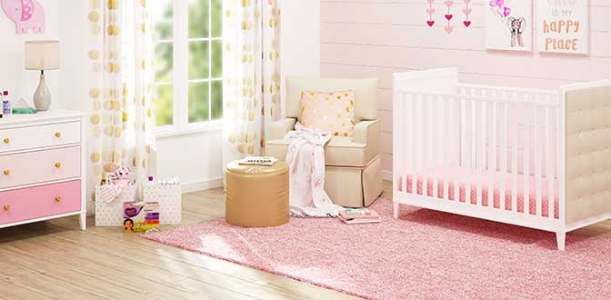 Baby Furniture Clic Pink Nursery Collection