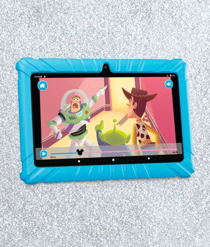 Contixo 7" Kids Tablet 32GB, 50+ Disney Storybooks, Kid-Proof Case (2023 Model) - Blue