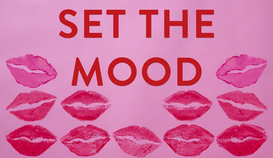 set the mood copy card