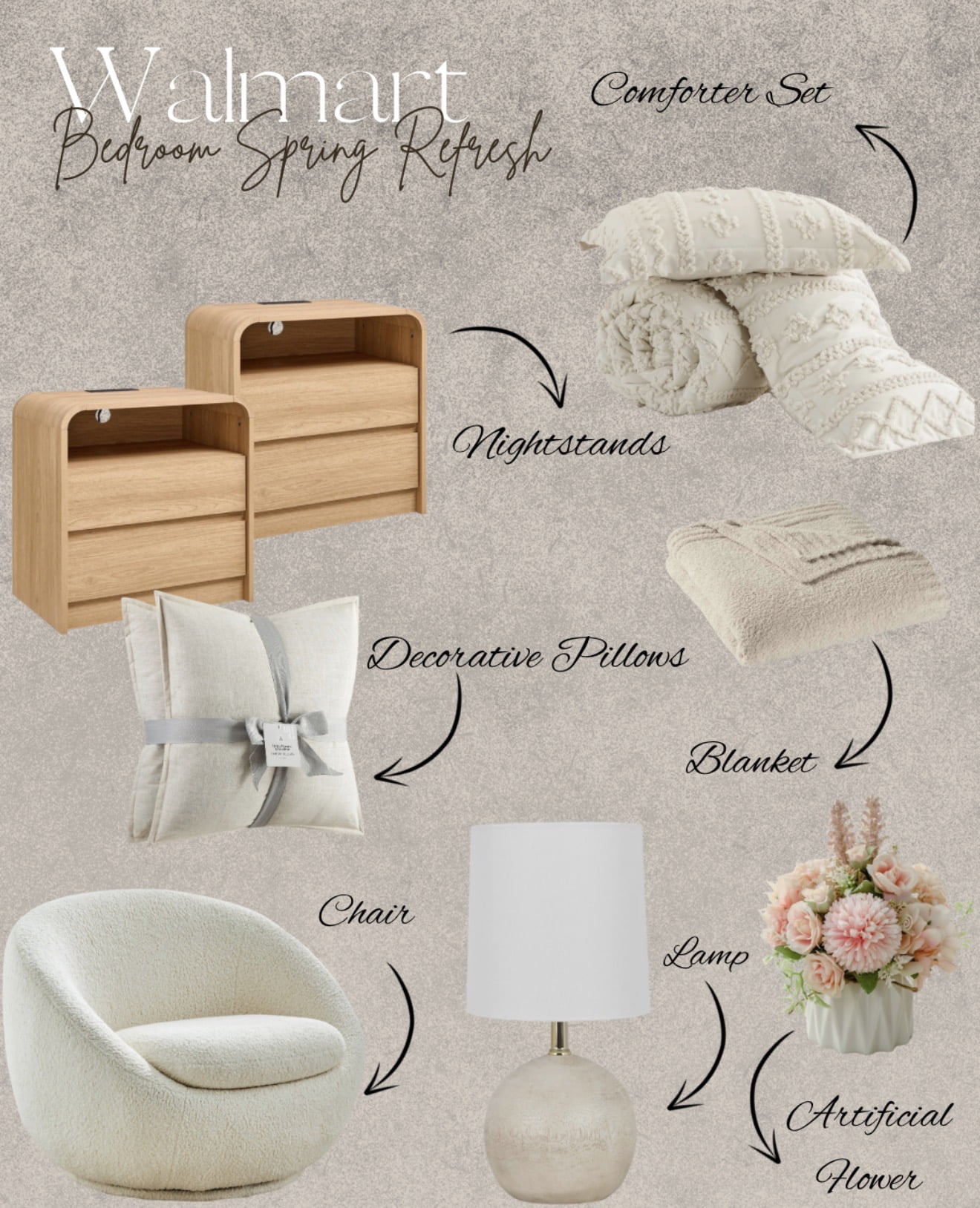 Your bedroom looks designer... but it's Walmart!, Shop post, 