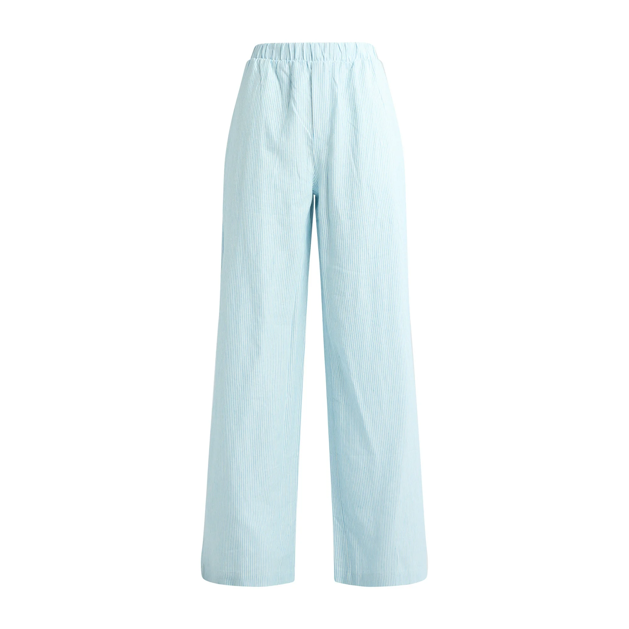 【WONDER WONDER】 Basic Cotton Long Wide Pants Cotton Wide Pants | UNIQLO US