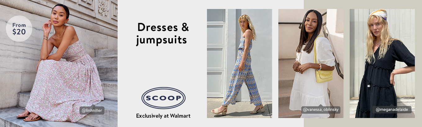 walmart scoop dresses