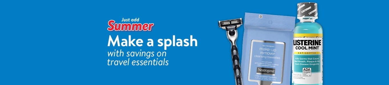 Just add summer! Save on travel essentials in beauty and personal care.