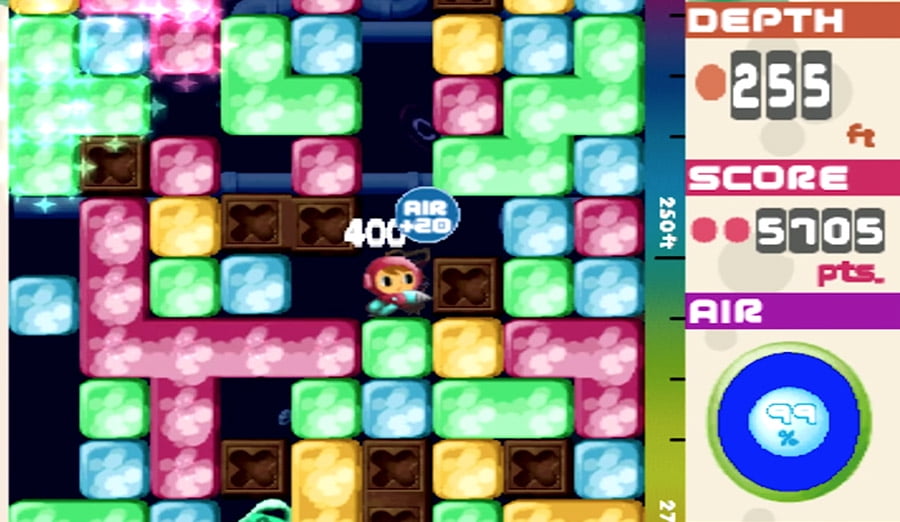 PlayStation Classic - The puzzle gameplay of Mr. Driller