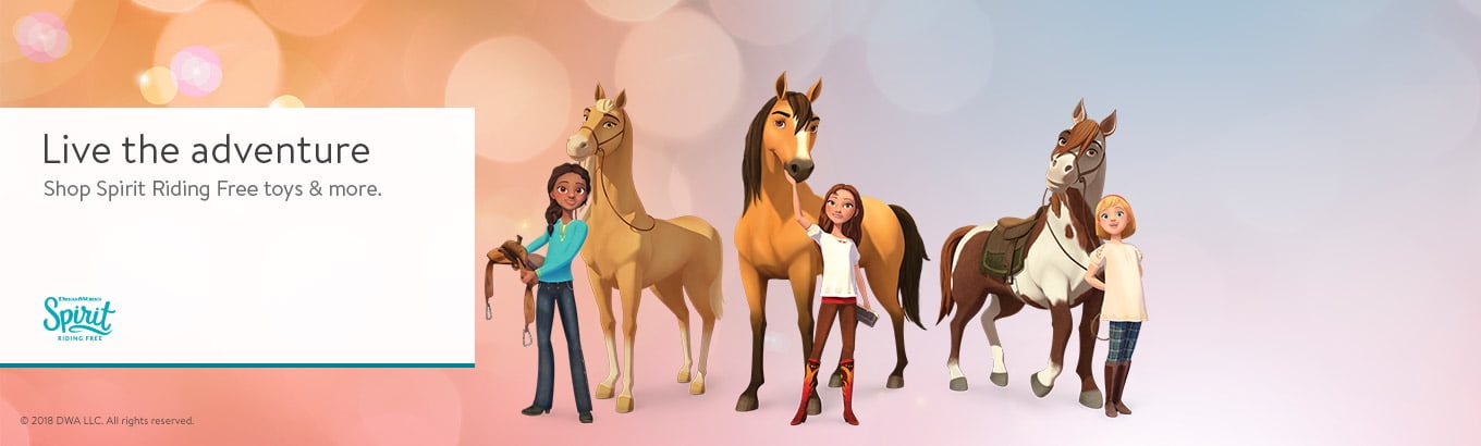 spirit riding free barn playset walmart
