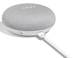 google home 4 white lights