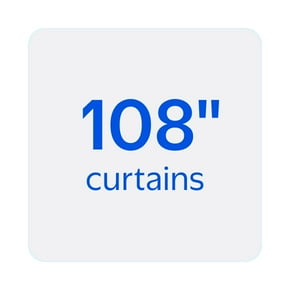 108" curtains