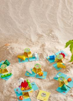 A colorful children’s block set.