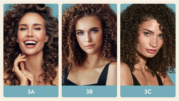 For hair types 3a, 3b and 3c.