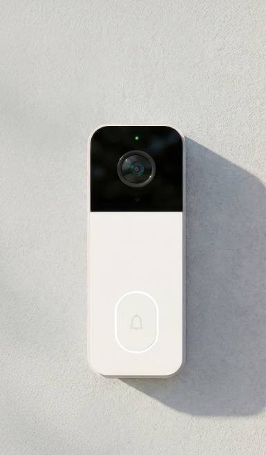 An onn smart home security video doorbell.